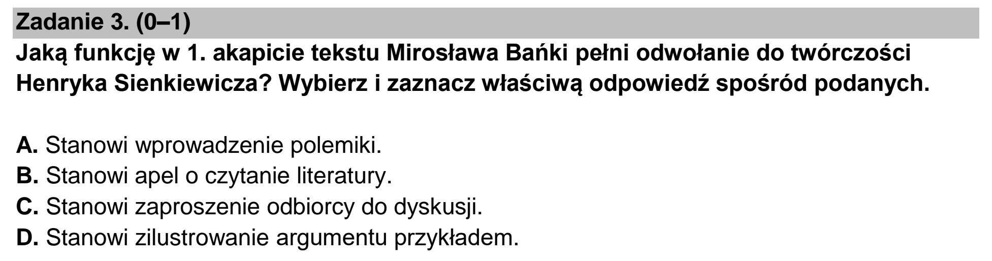 Matura dodatkowa, czerwiec 2023, podgląd zadania 3
