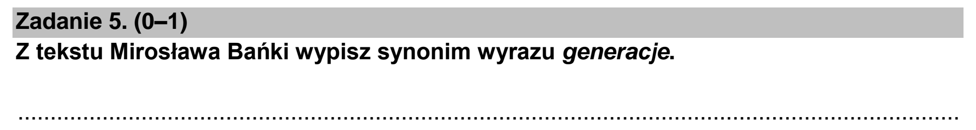 Matura dodatkowa, czerwiec 2023, podgląd zadania 5, fragment 1