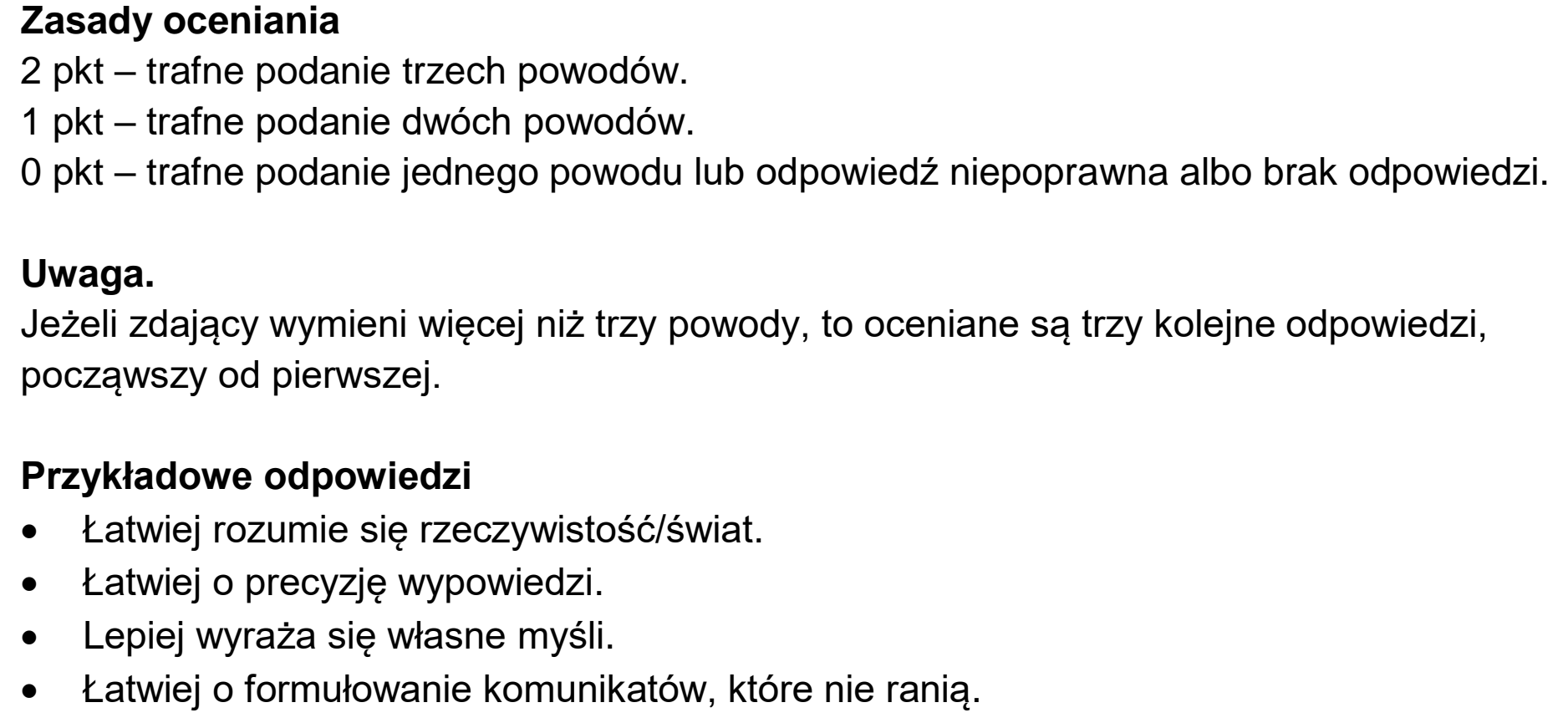 Matura dodatkowa, czerwiec 2024, odpowiedź do zadania 1