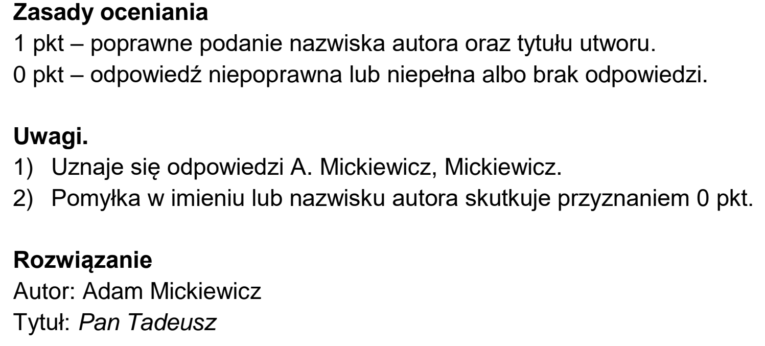 Matura dodatkowa, czerwiec 2025, odpowiedź do zadania 9.1
