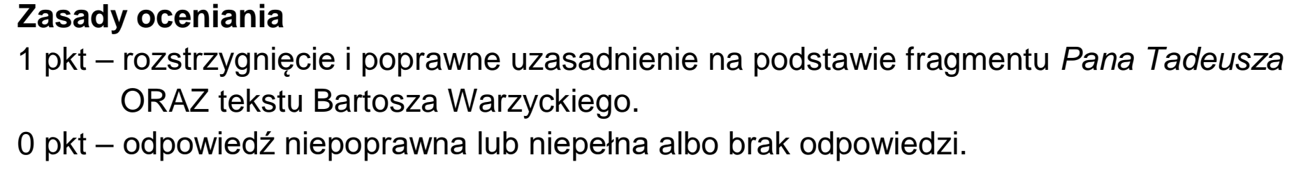 Matura dodatkowa, czerwiec 2025, odpowiedź do zadania 9.2, fragment 1