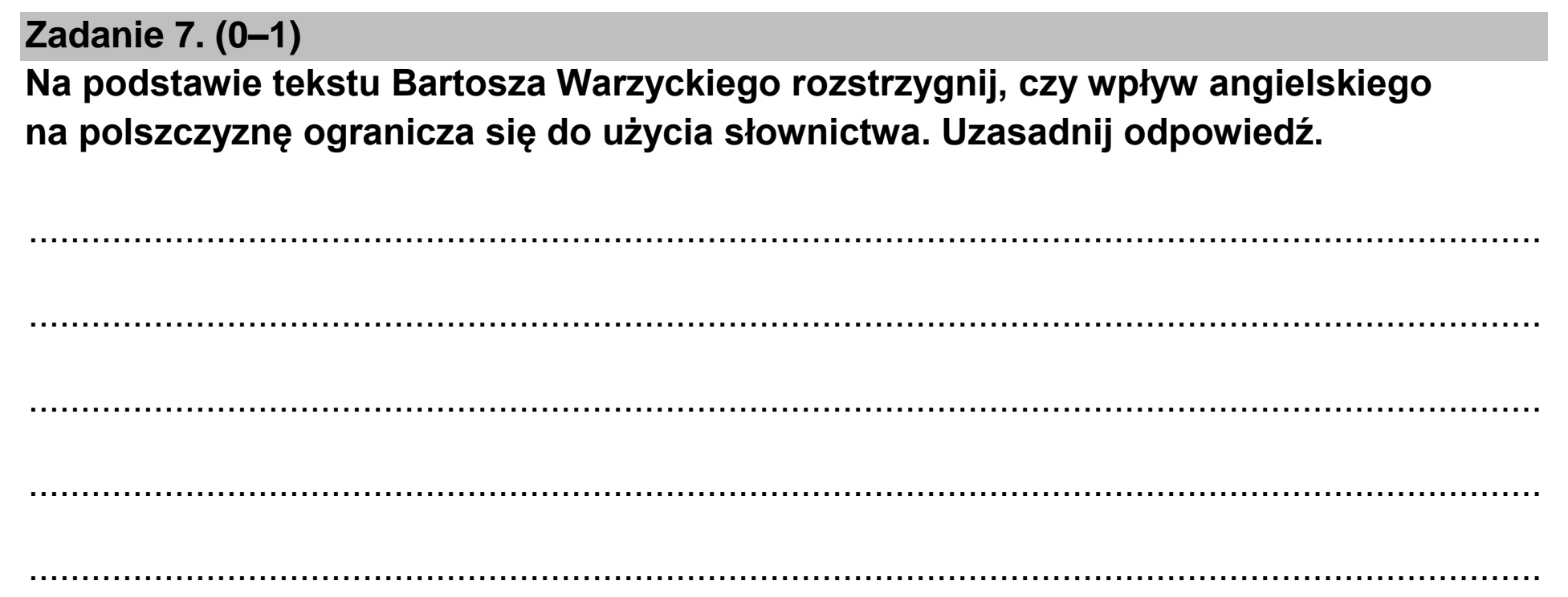 Matura dodatkowa, czerwiec 2025, podgląd zadania 7