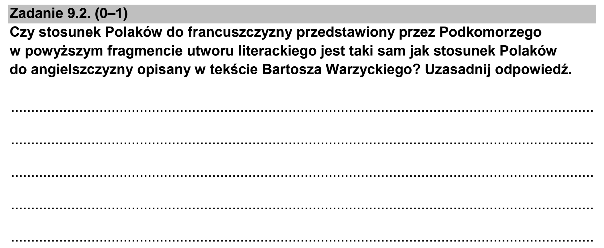 Matura dodatkowa, czerwiec 2025, zadanie 9.2