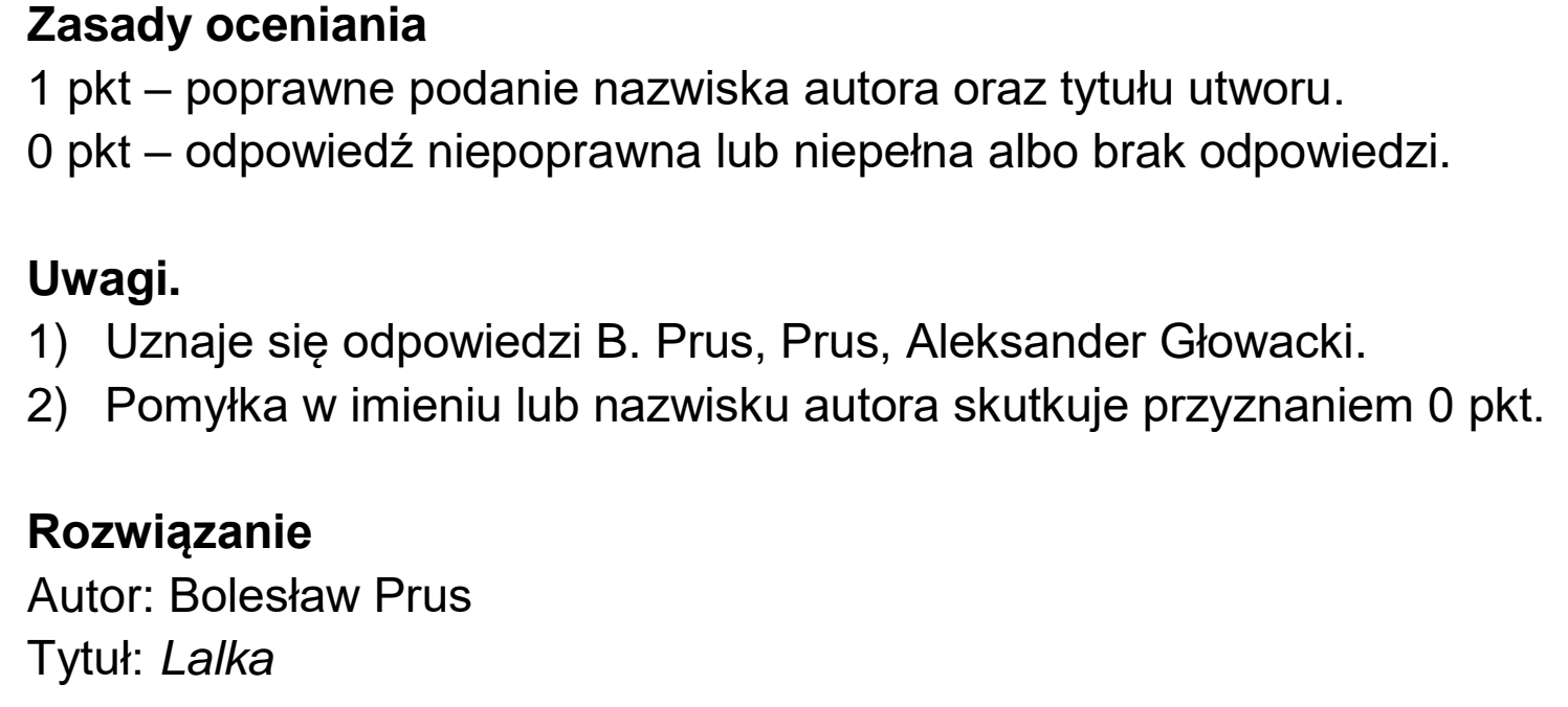 Matura dodatkowa, czerwiec 2026, odpowiedź do zadania 3.1