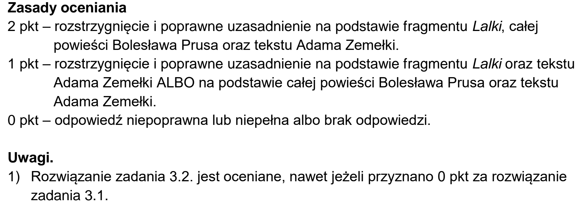 Matura dodatkowa, czerwiec 2026, odpowiedź do zadania 3.2, fragment 1