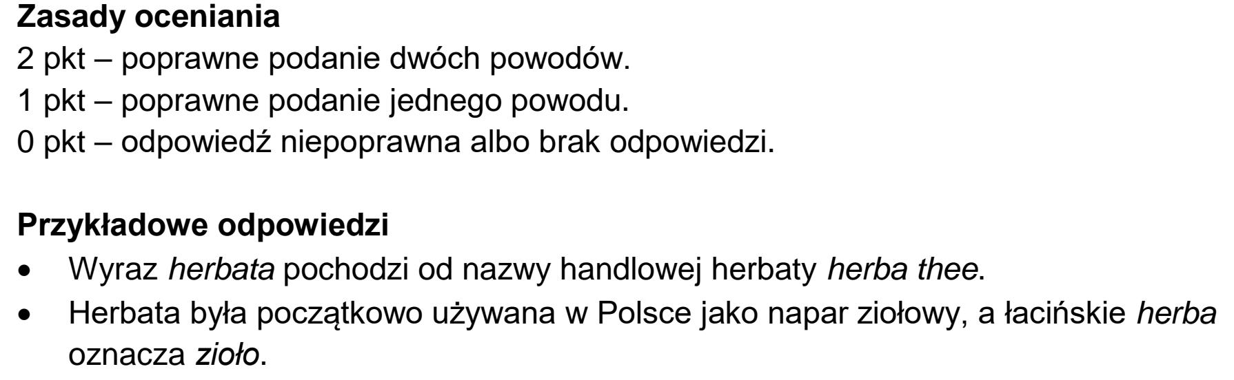 Matura dodatkowa, czerwiec 2026, odpowiedź do zadania 7