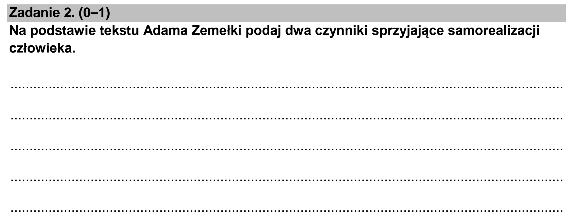 Matura dodatkowa, czerwiec 2026, podgląd zadania 2