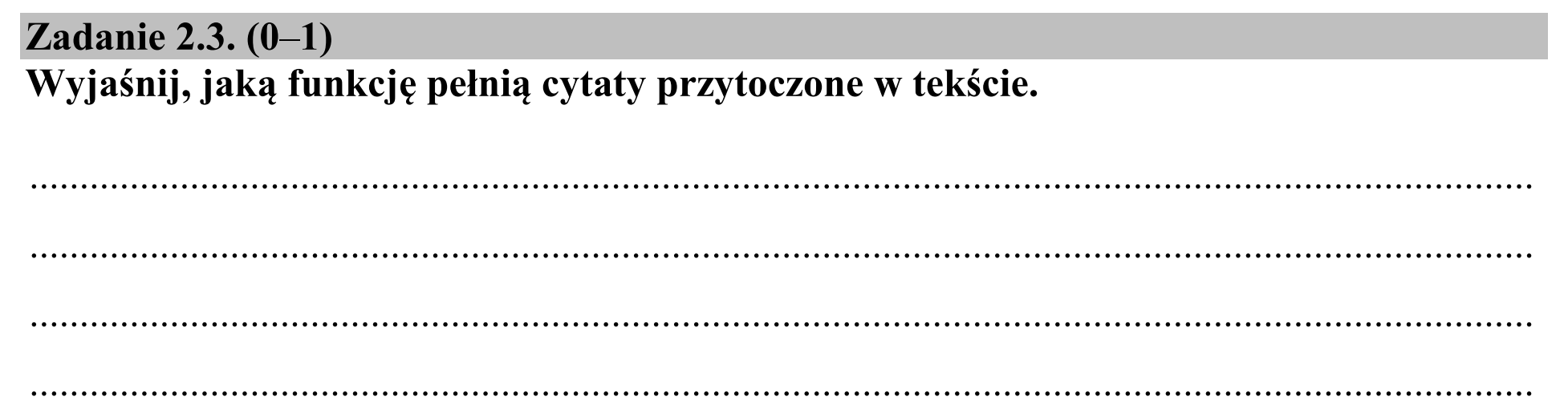 Matura, maj 2015, zadanie 2.3