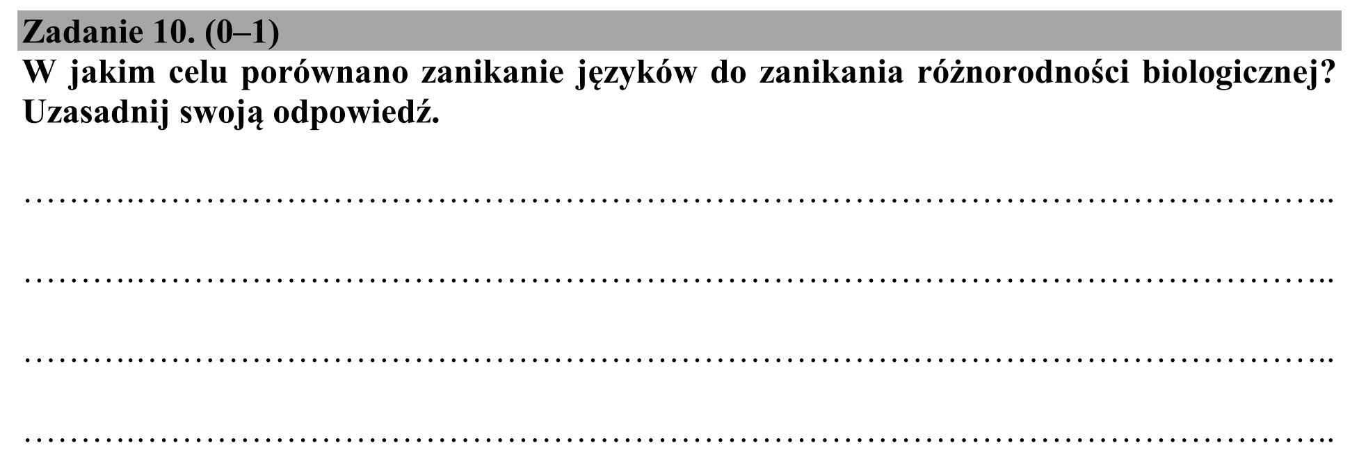 Matura, maj 2017, podgląd zadania 10