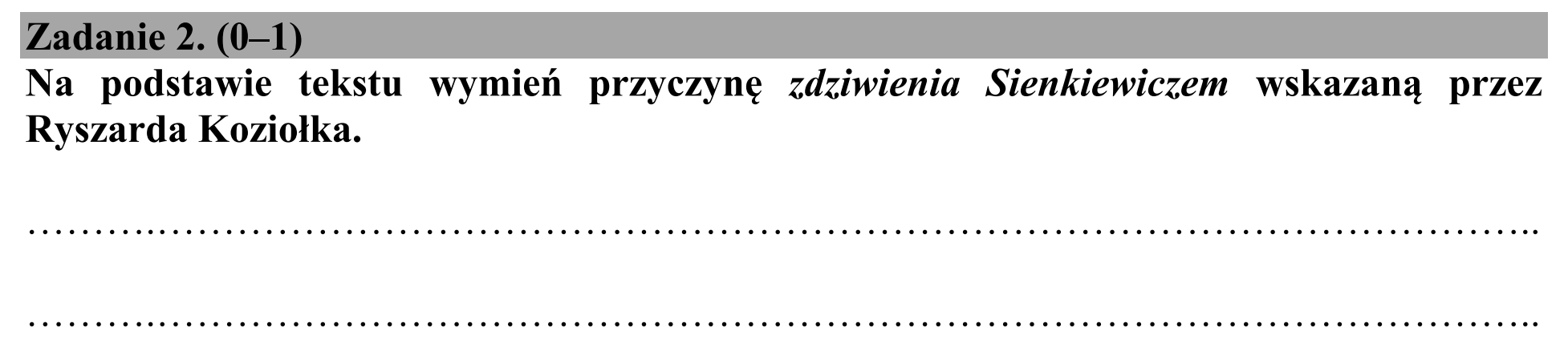 Matura, maj 2017, podgląd zadania 2