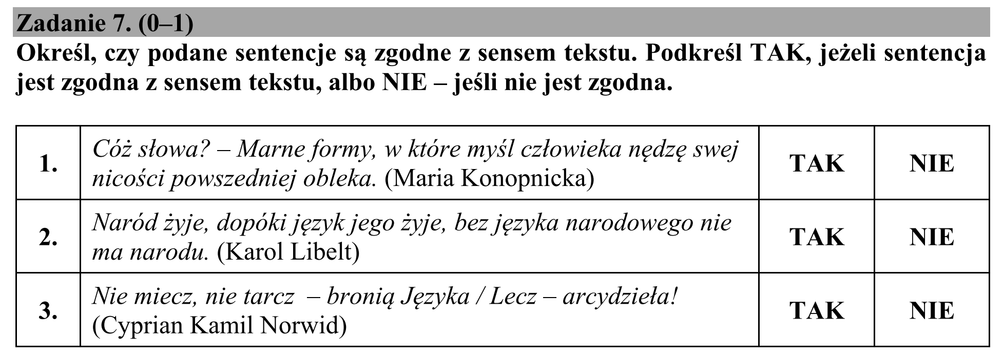 Matura, maj 2017, podgląd zadania 7