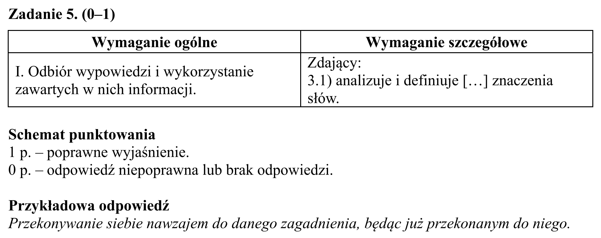 Matura, maj 2019, odpowiedź do zadania 5
