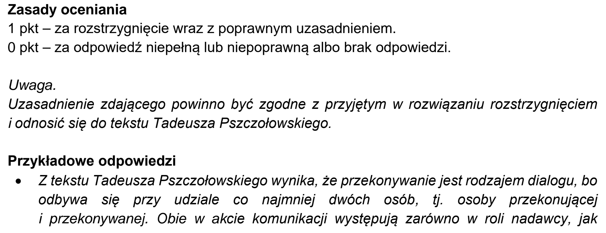 Matura, maj 2020, odpowiedź do zadania 2