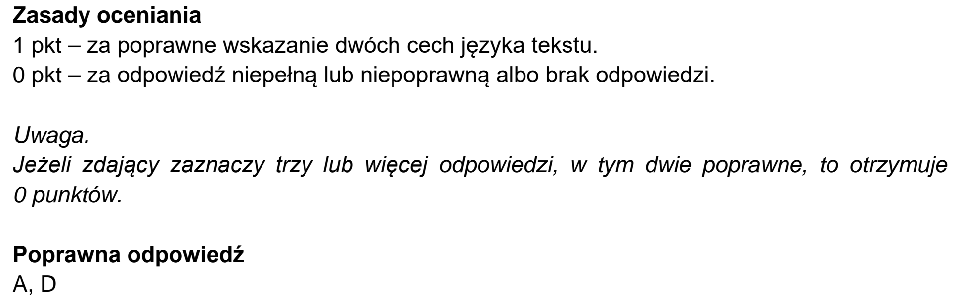Matura, maj 2020, odpowiedź do zadania 6