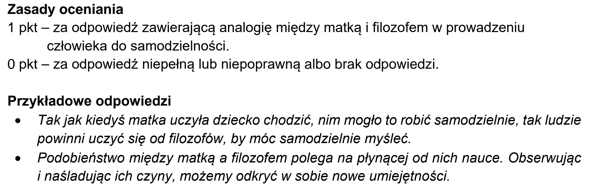 Matura, maj 2020, odpowiedź do zadania 9