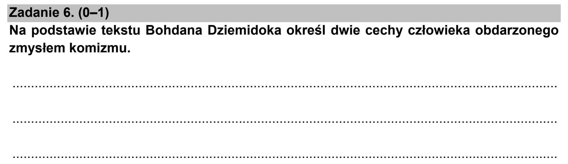 Matura, maj 2021, podgląd zadania 6