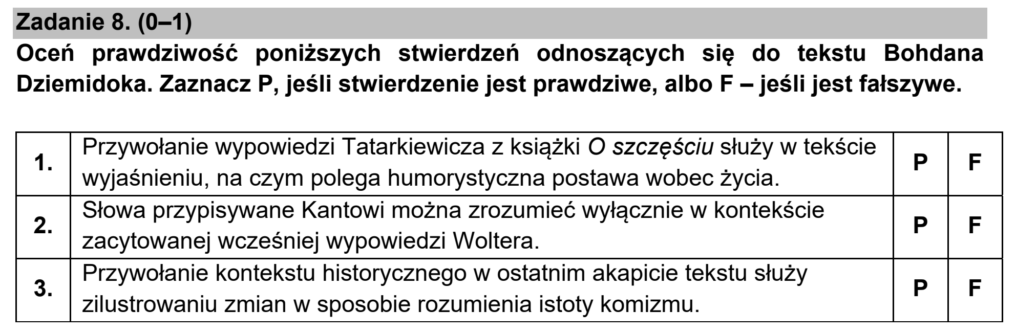 Matura, maj 2021, podgląd zadania 8
