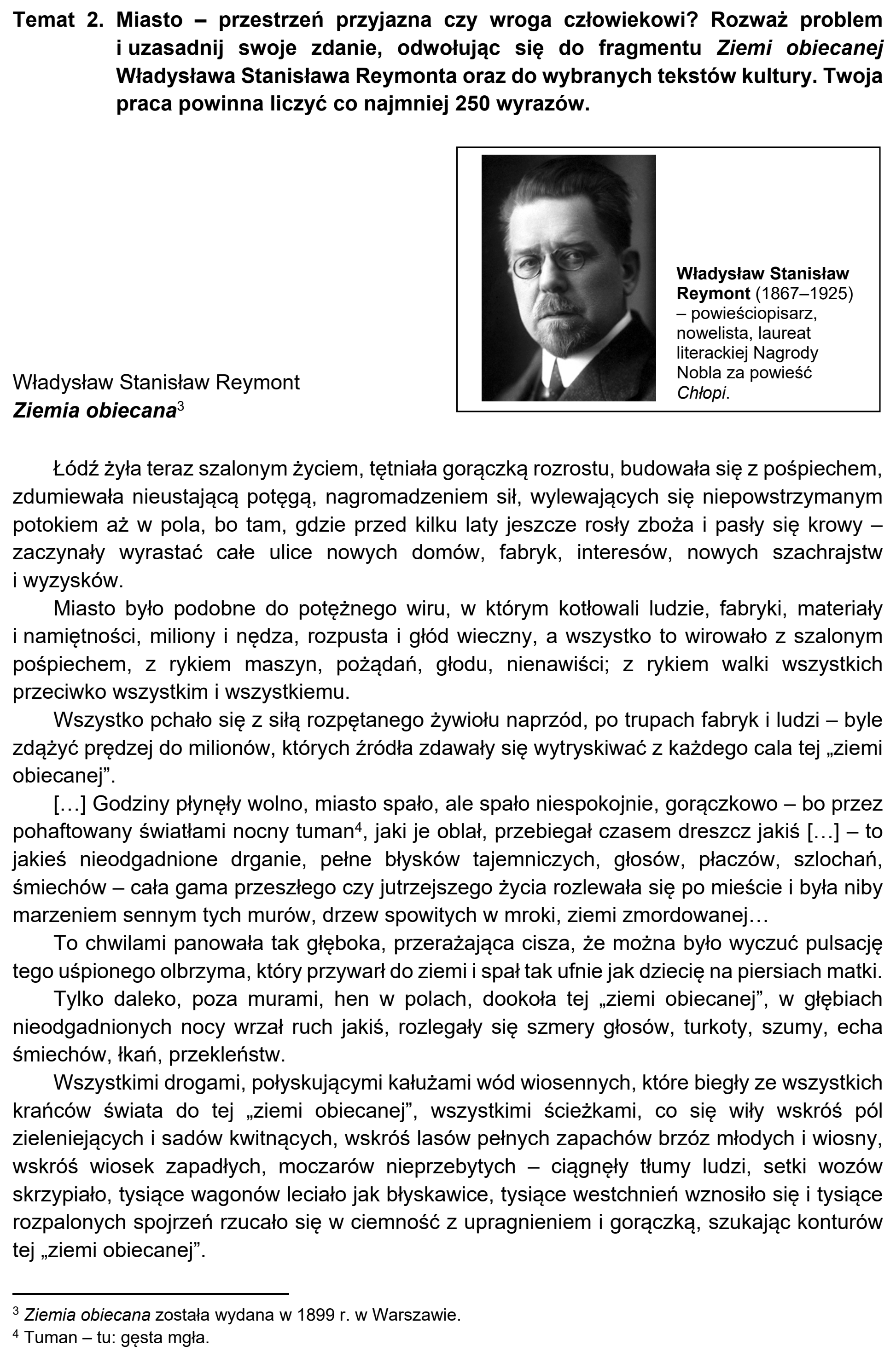 Matura, maj 2021, podgląd zadania 2, fragment 1
