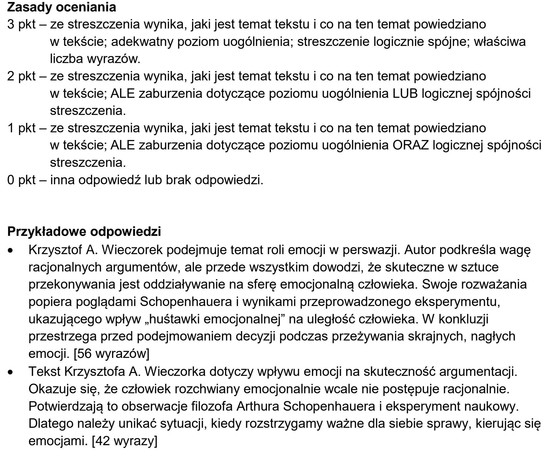 Matura, maj 2022, odpowiedź do zadania 6