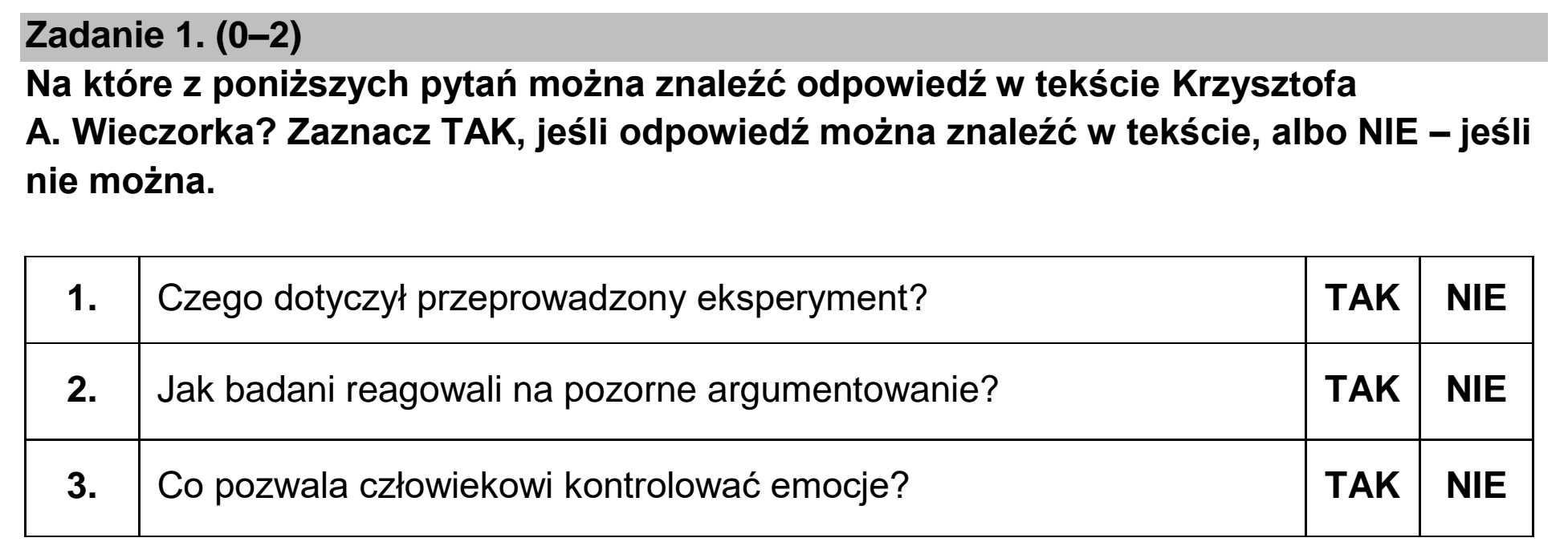 Matura, maj 2022, podgląd zadania 1