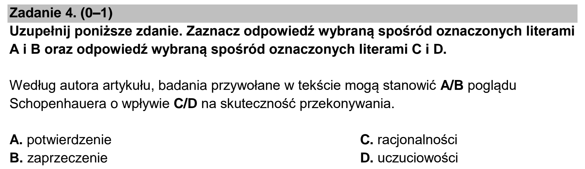 Matura, maj 2022, podgląd zadania 4