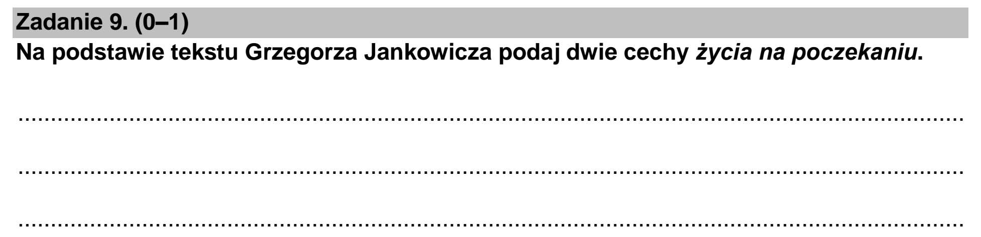 Matura, maj 2022, podgląd zadania 9
