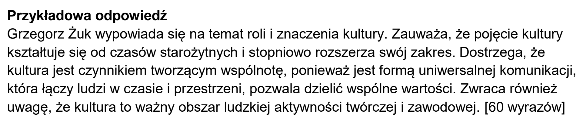 Matura, maj 2024, odpowiedź do zadania 6, fragment 2