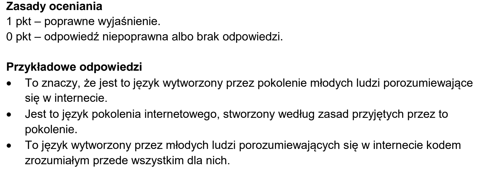 Matura, maj 2025, odpowiedź do zadania 9