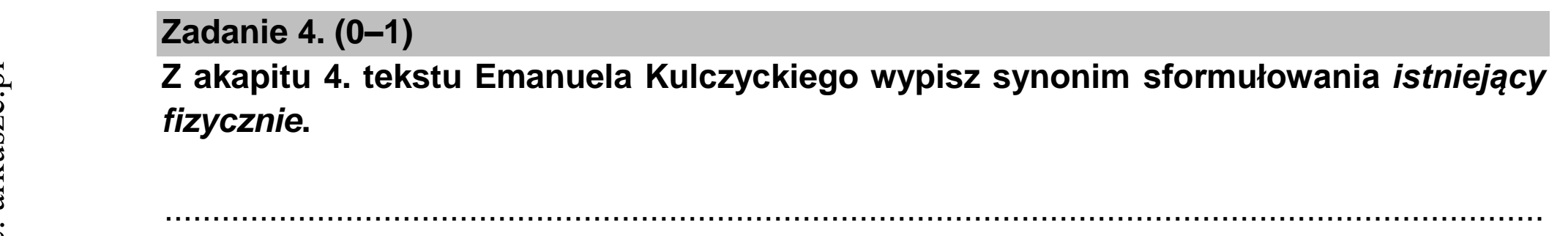 Matura, maj 2025, podgląd zadania 4