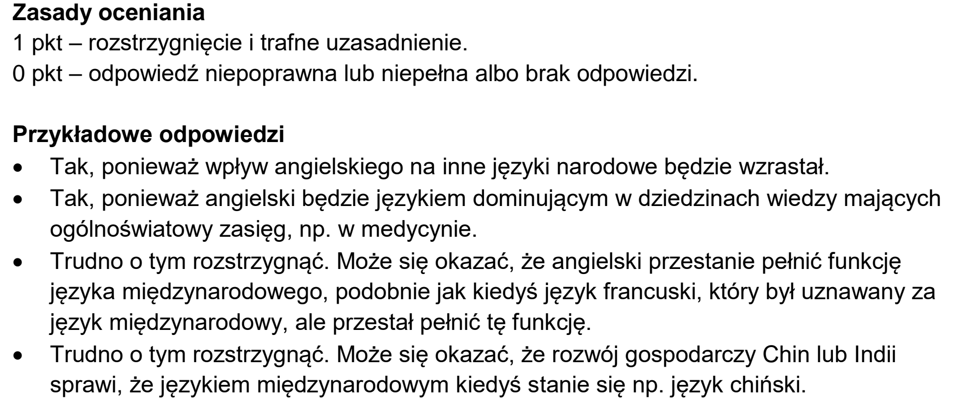 Matura, maj 2026, odpowiedź do zadania 3