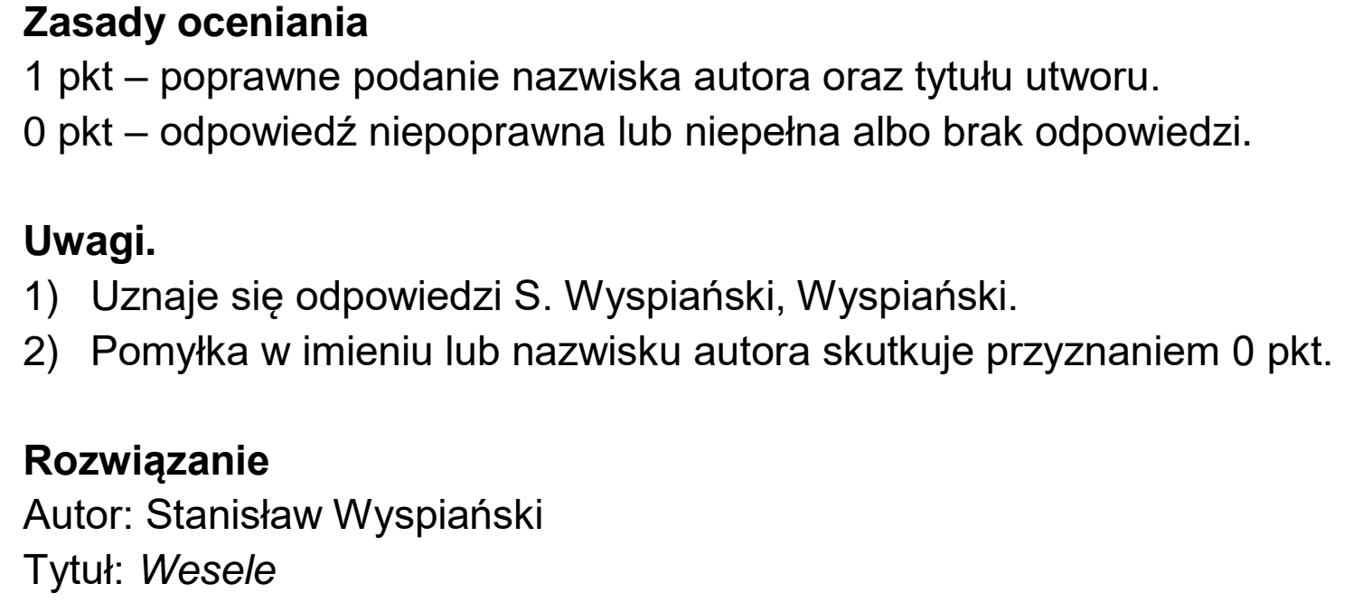 Matura, maj 2026, odpowiedź do zadania 5.1