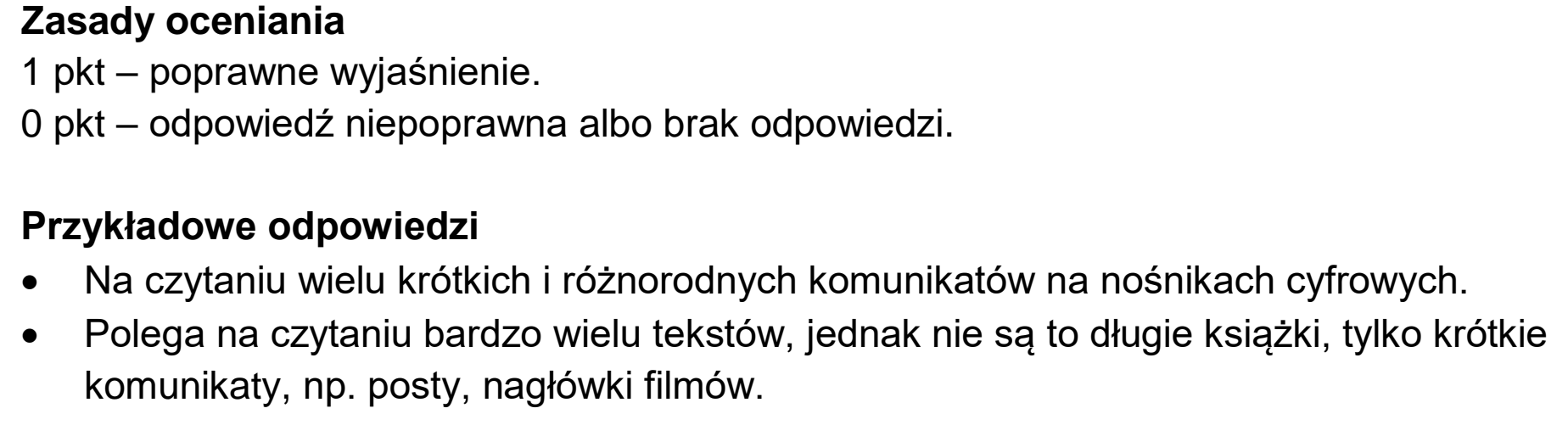 Matura, maj 2026, odpowiedź do zadania 8