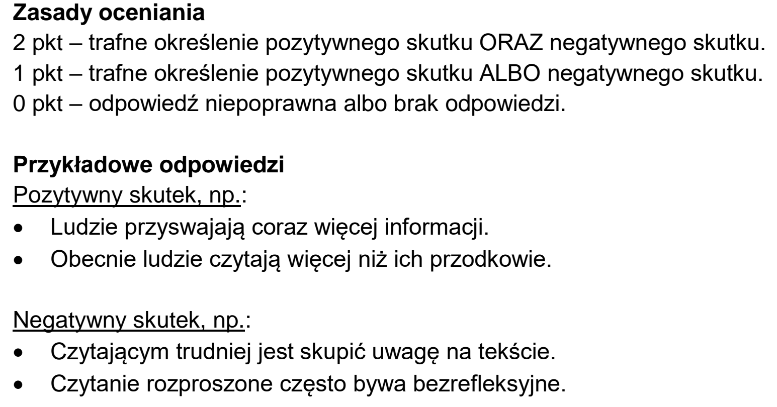 Matura, maj 2026, odpowiedź do zadania 9