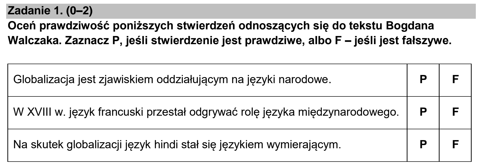 Matura, maj 2026, podgląd zadania 1