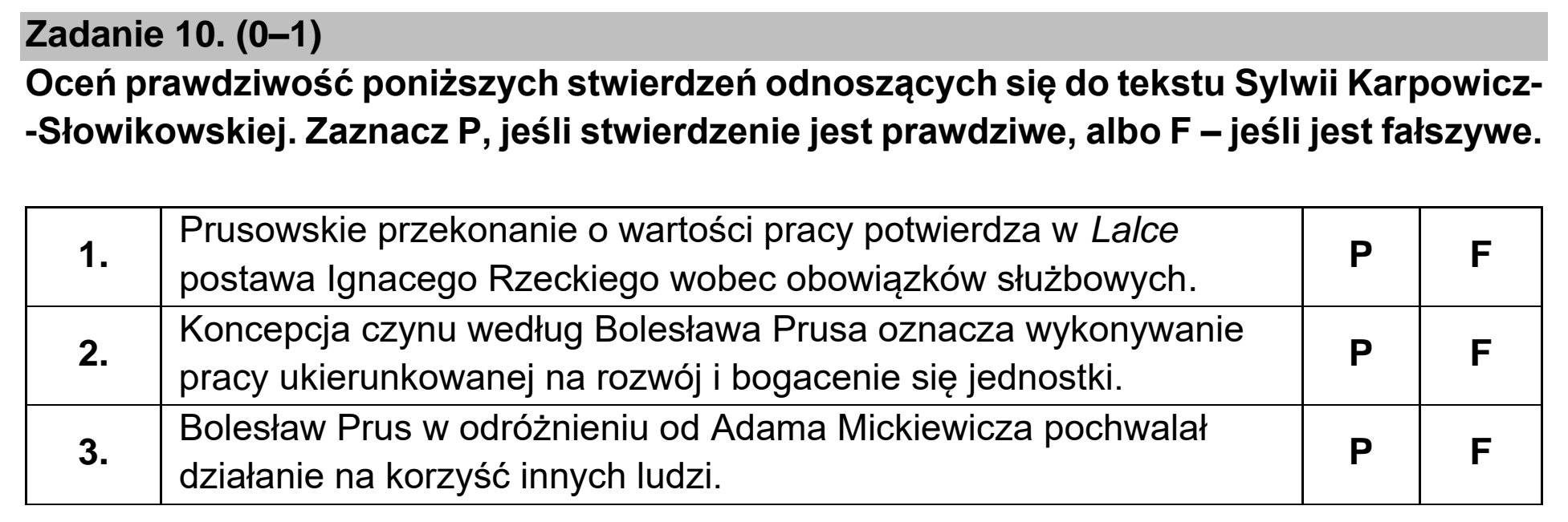 Matura próbna, marzec 2021, podgląd zadania 10