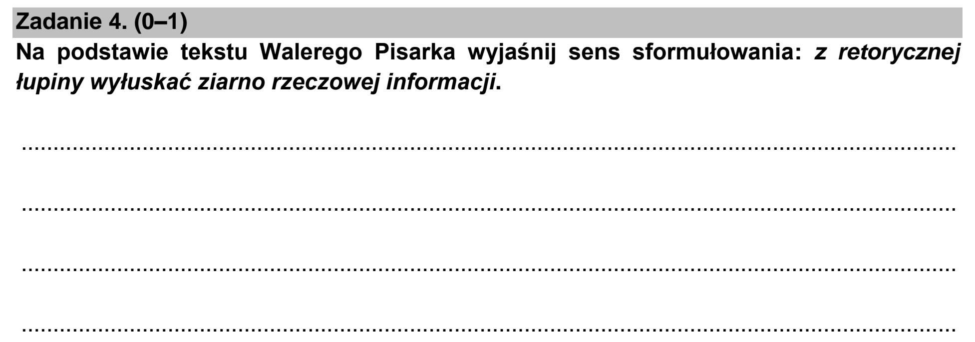 Matura próbna, marzec 2021, podgląd zadania 4