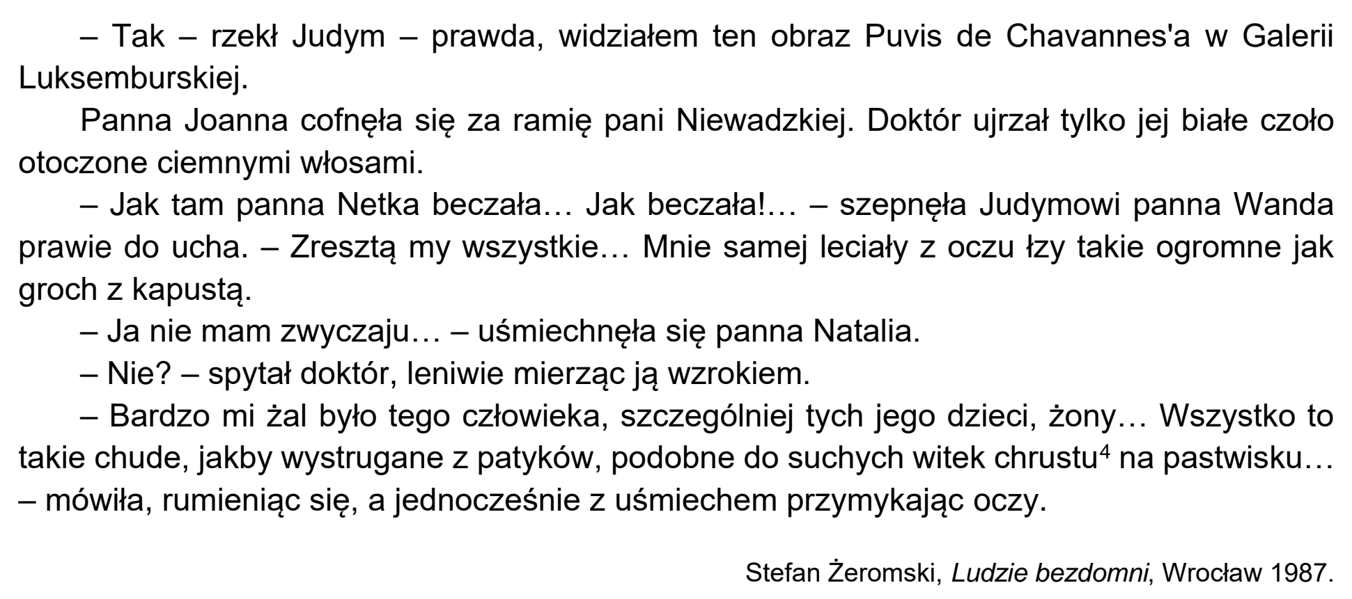 Matura próbna, marzec 2021, podgląd zadania 2, fragment 2
