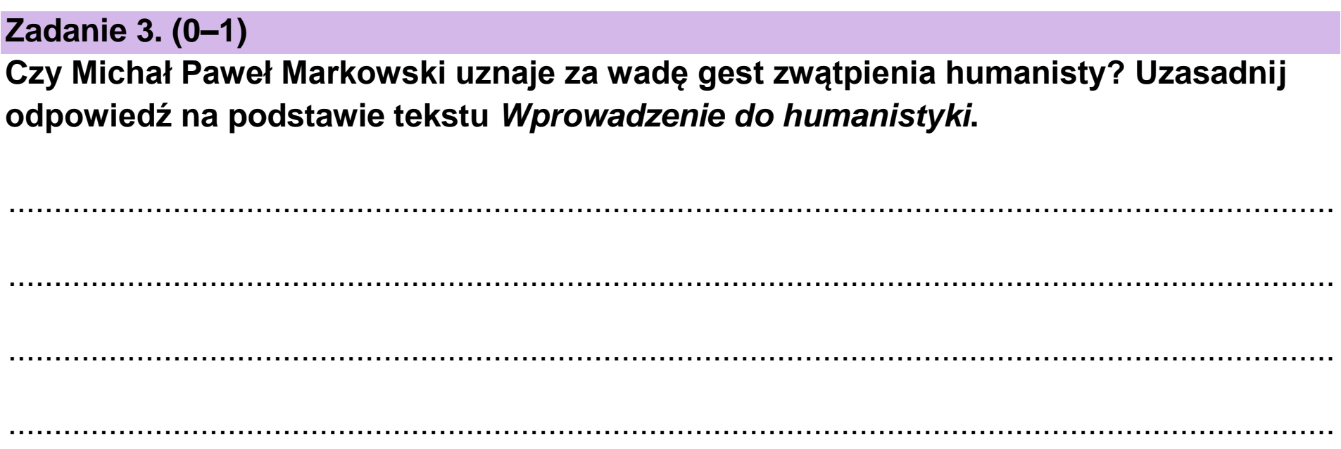 Matura dodatkowa, czerwiec 2023, podgląd zadania 3, fragment 1