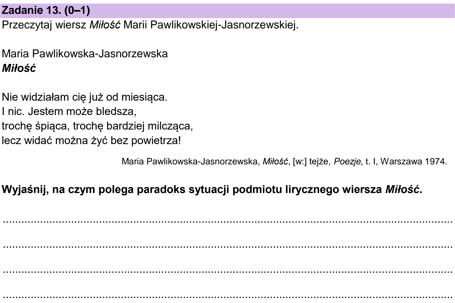 Matura dodatkowa, czerwiec 2024, podgląd zadania 13