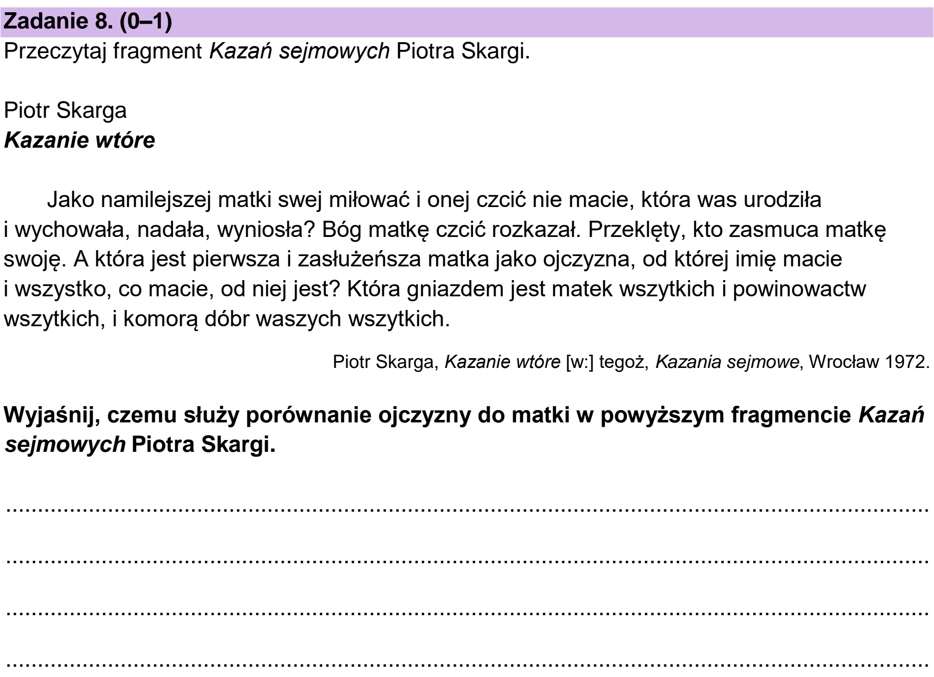 Matura dodatkowa, czerwiec 2024, podgląd zadania 8