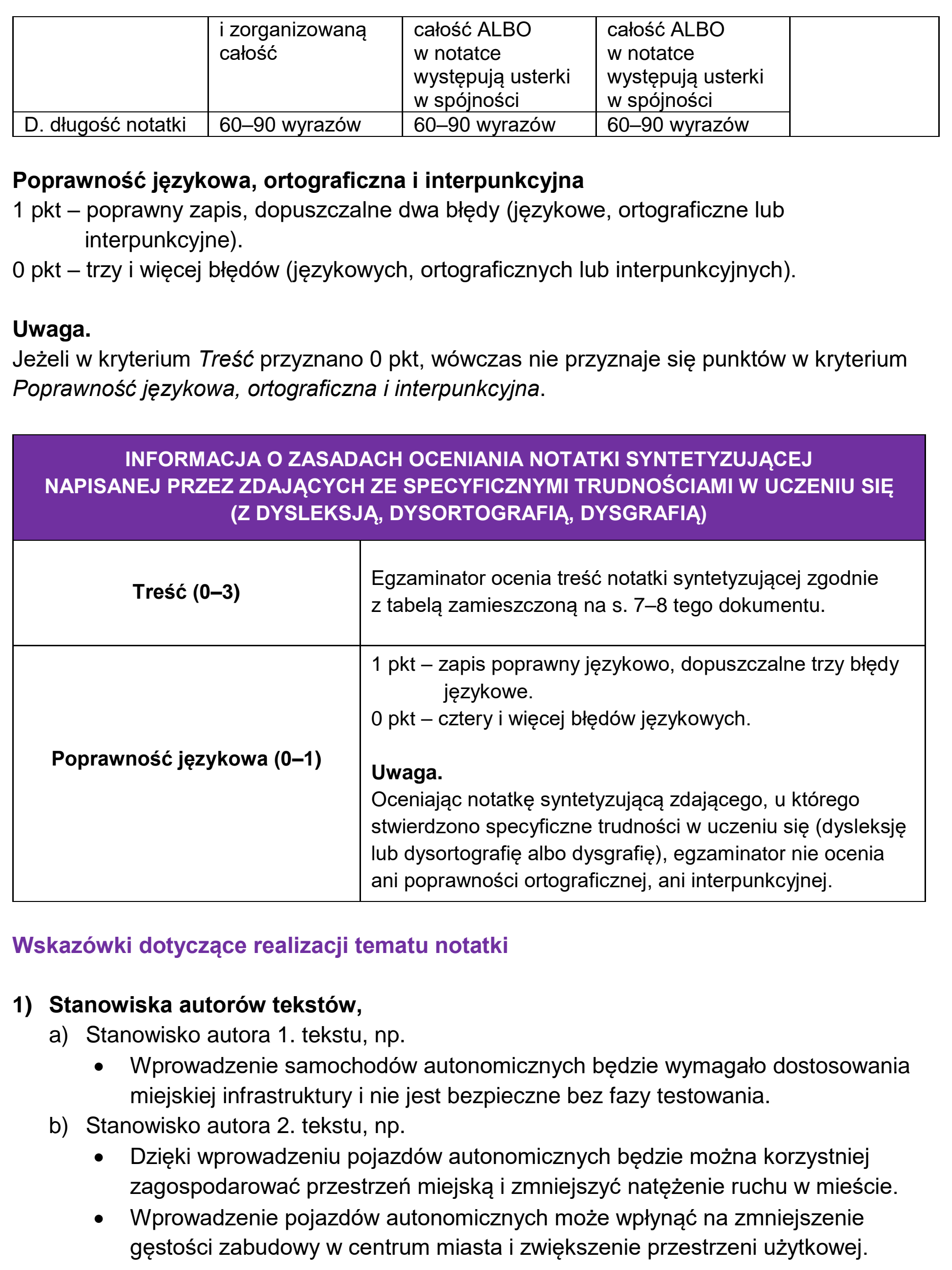 Matura dodatkowa, czerwiec 2025, odpowiedź do zadania 5, fragment 2