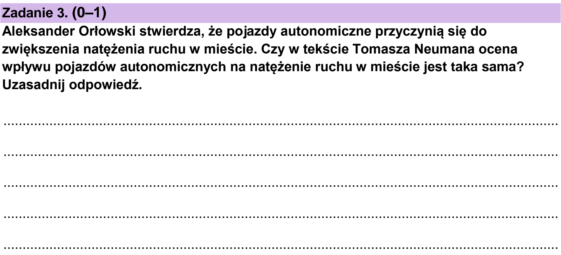 Matura dodatkowa, czerwiec 2025, podgląd zadania 3