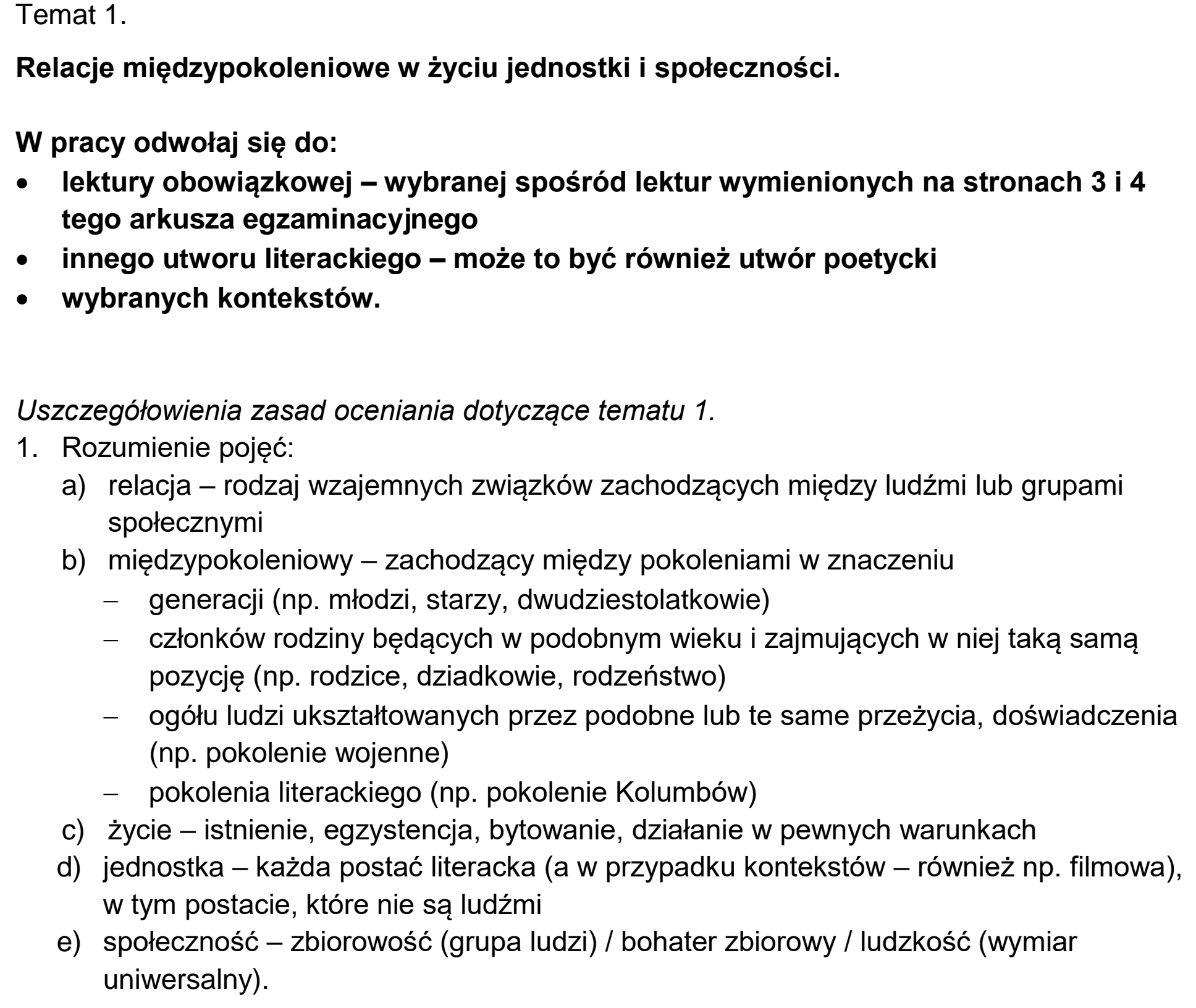 Matura dodatkowa, czerwiec 2025, odpowiedź do zadania 1, fragment 1