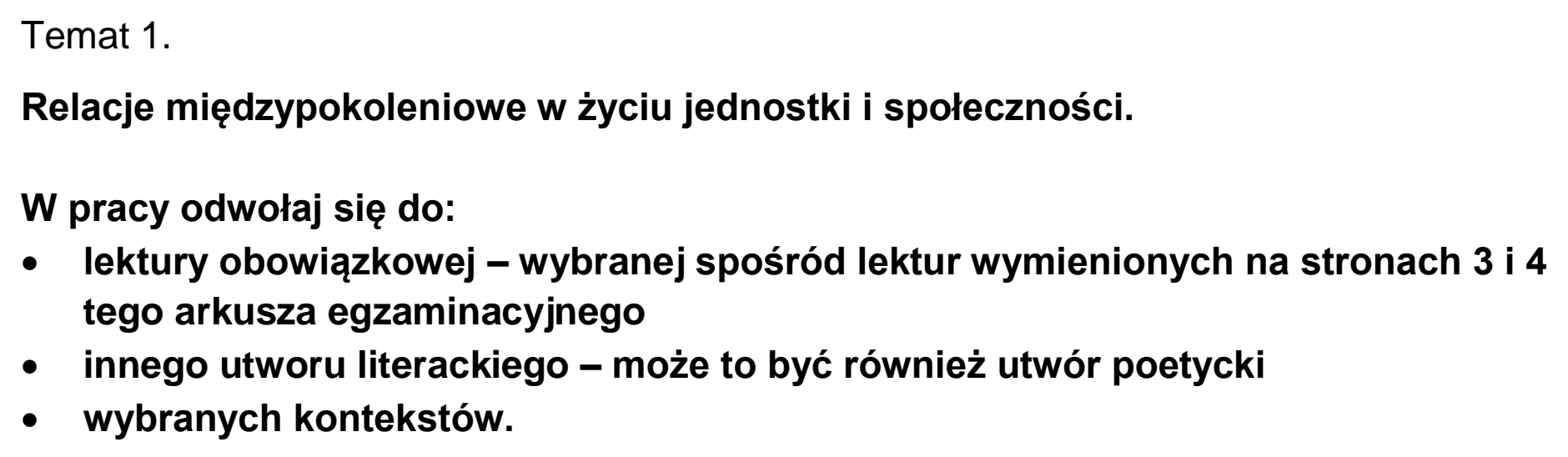 Matura dodatkowa, czerwiec 2025, podgląd zadania 1