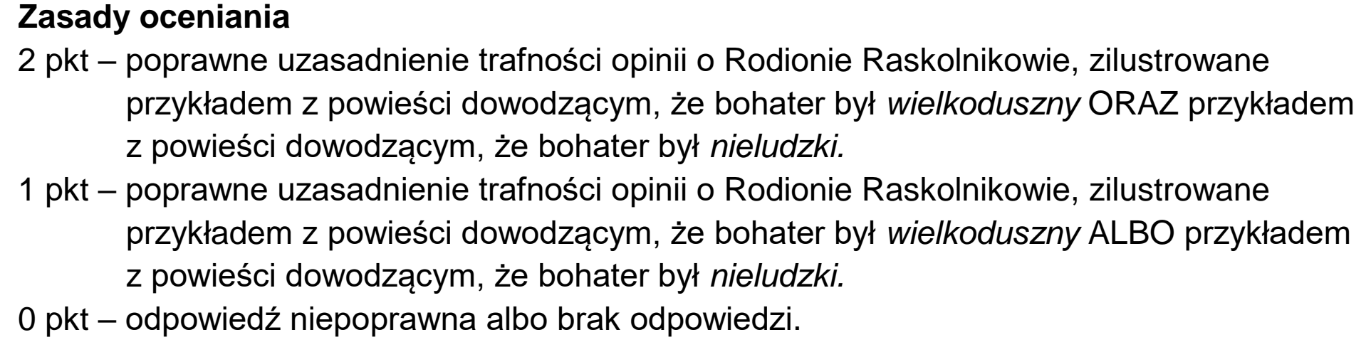 Matura dodatkowa, czerwiec 2026, odpowiedź do zadania 11