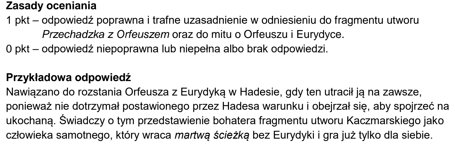 Matura dodatkowa, czerwiec 2026, odpowiedź do zadania 16