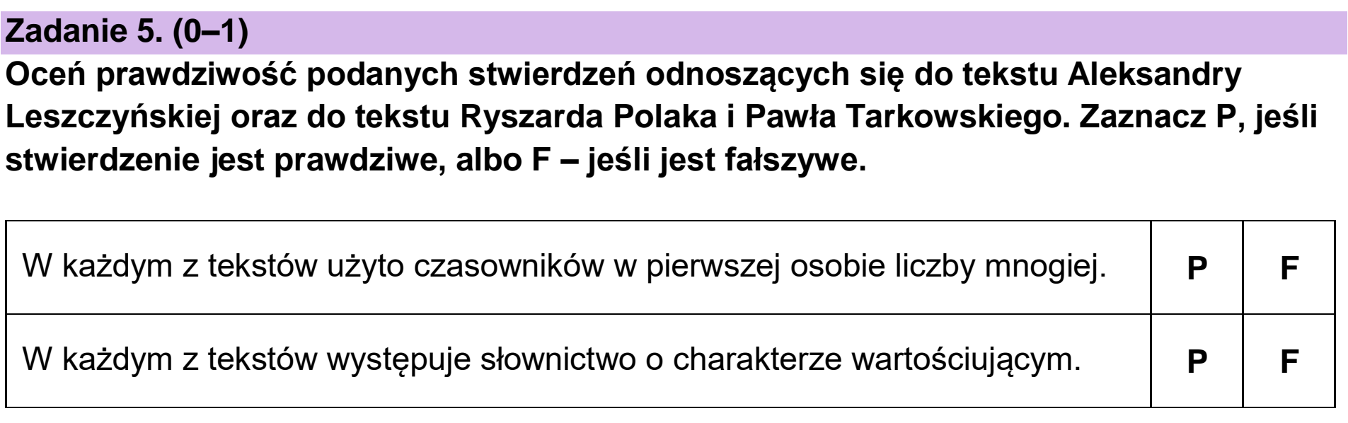 Matura dodatkowa, czerwiec 2026, podgląd zadania 5
