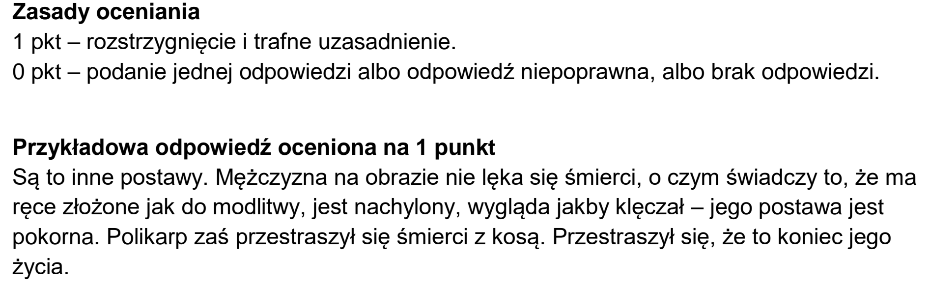 Matura próbna, grudzien 2022, odpowiedź do zadania 13