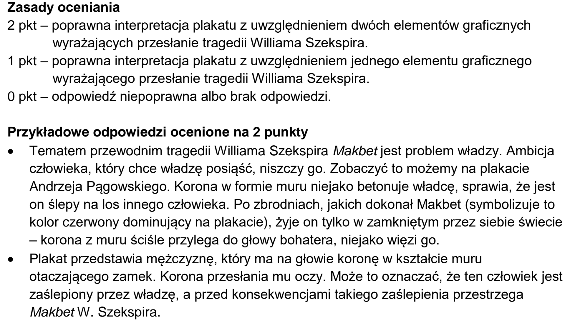 Matura próbna, grudzien 2022, odpowiedź do zadania 9