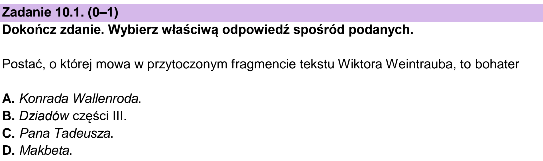 Matura próbna, grudzien 2022, zadanie 10.1